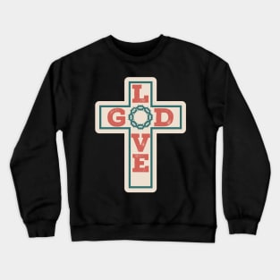 Christian cross Crewneck Sweatshirt